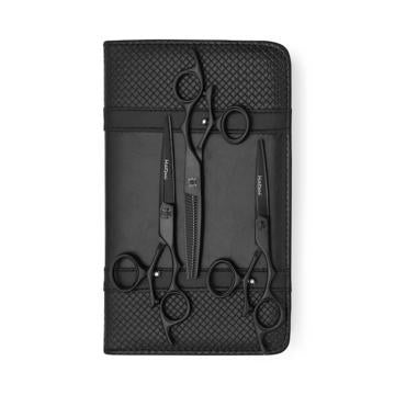 Matsui Matte Black Scissors con occhio mobile del pollice Set di tre pezzi